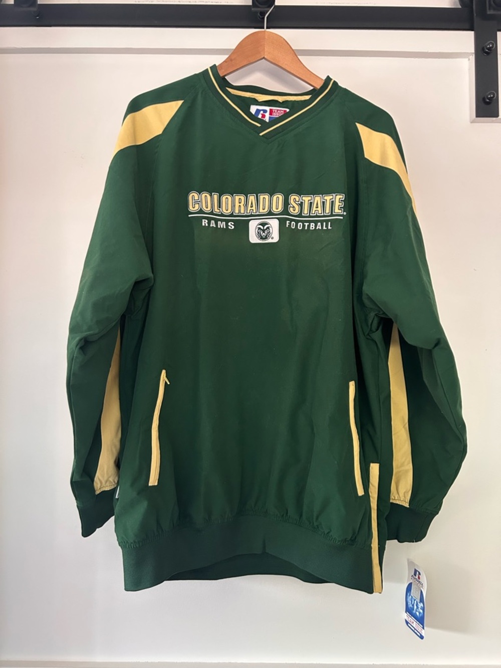 Russell Athletic Colorado State University windbreaker pull over